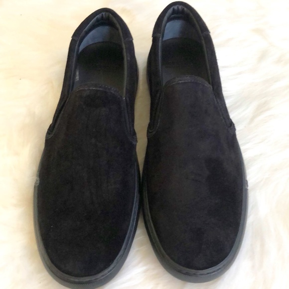 Moncler Black Suede Loafers men sz 42 / US sz 9 main image 12